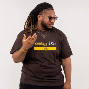 CENTAUR-ish Iota Phi Theta Blackish themed screen printed shirt