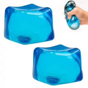 Stress Cube High Density Cube Fidget Toy, Stress Relief with Slow Rising Sensory Squishy Toys for Kids Adults, Birthday Gifts, Party Favors, Classroom Prizes for Boys Girls