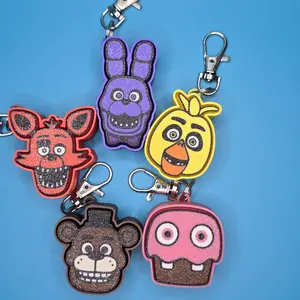 FNAF Inspired Fidget Clicker Keychains - 3D Printed Horror Gift