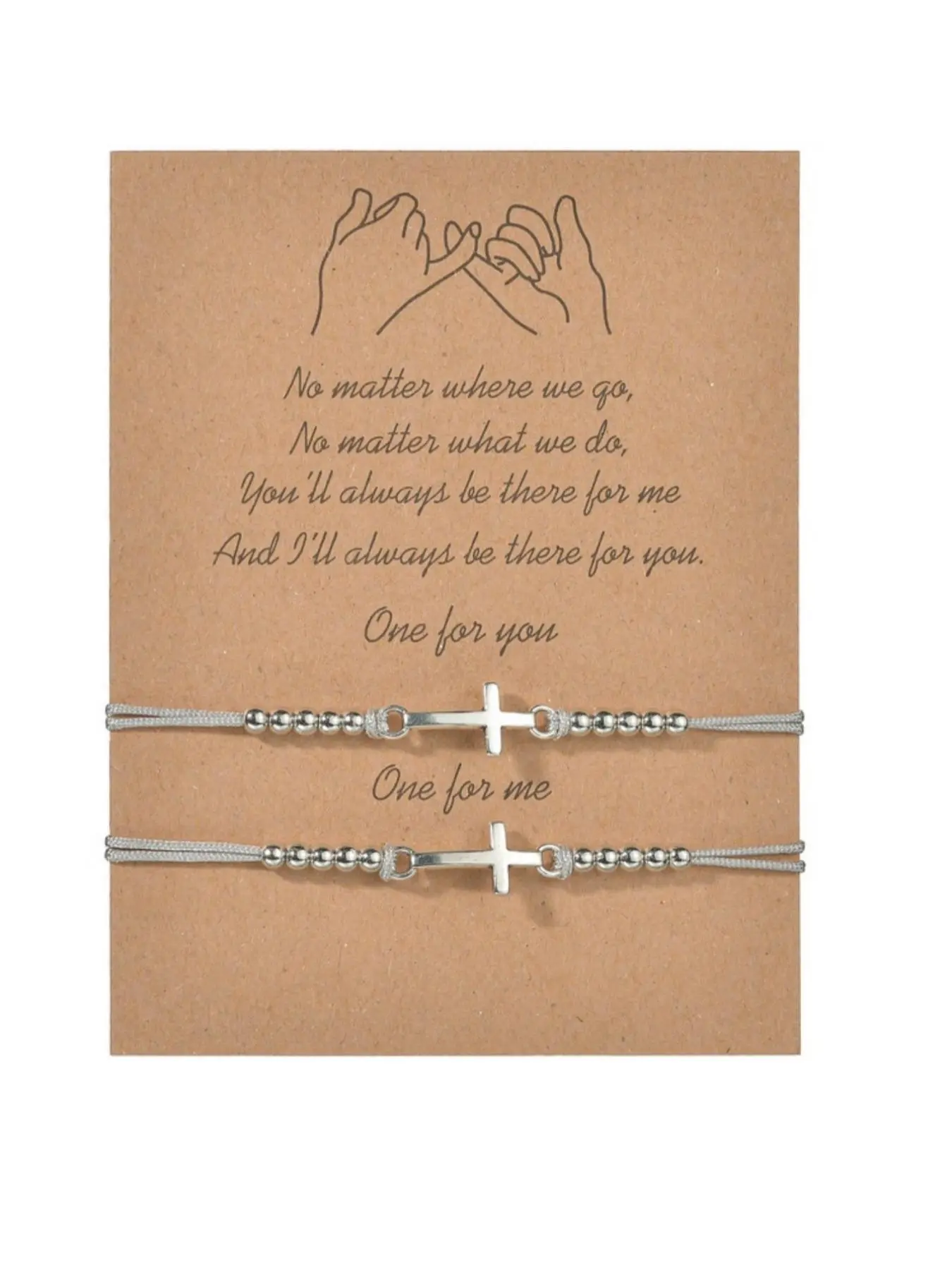 Summer Simple Plain Personalized Cross Weave Design Beaded Bracelets, Adjustable, Bracelet For Couples, Couple Or Friendship Bracelets Set, Fashion Creative Alloy Accessories Gift, Valentine's Day, Gift, Bracelet Sets
