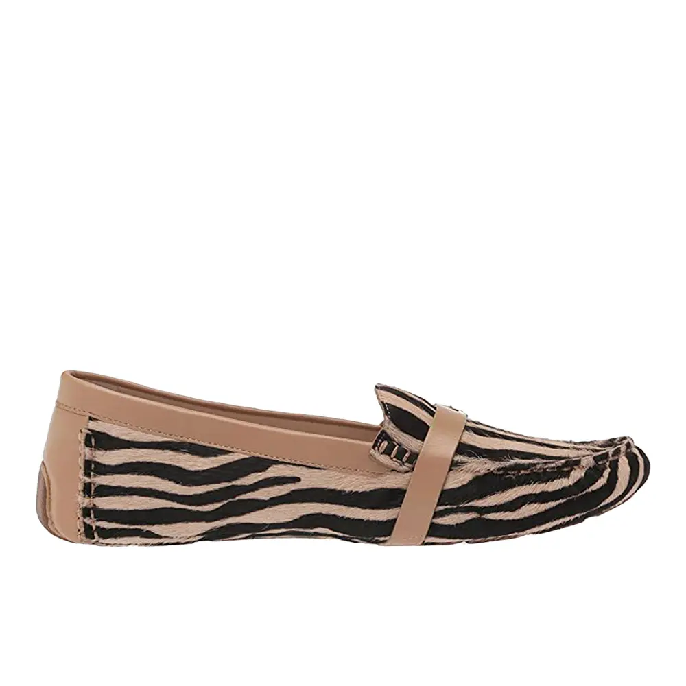 Cole Haan Womens Emely Driver Zebra Loafers Flats Casual - Brown