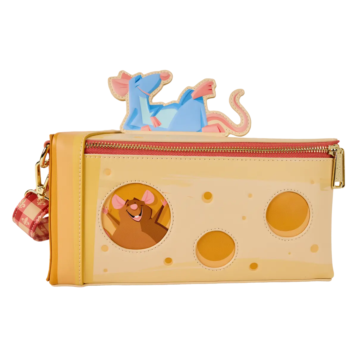 Ratatouille Remy & Emile Cheese Figural Crossbody Bag Ratatouille Remy & Emile Cheese Figural Crossbody Bag