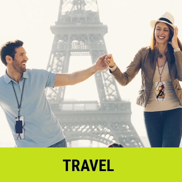 Gear Beast Cell Phone Lanyard - Universal Neck Phone Holder w/Card Pocket and Silicone Neck Strap - Compatible with Most Smartphones, Hot Pink