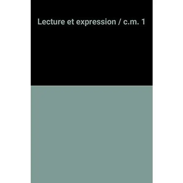 USED-Lecture et expression / c.m. 1 by unknown author (Unknown)