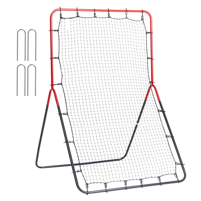 VEVOR Baseball And Softball Rebounder Net, 3 x 4.5 ft PitchBack ...