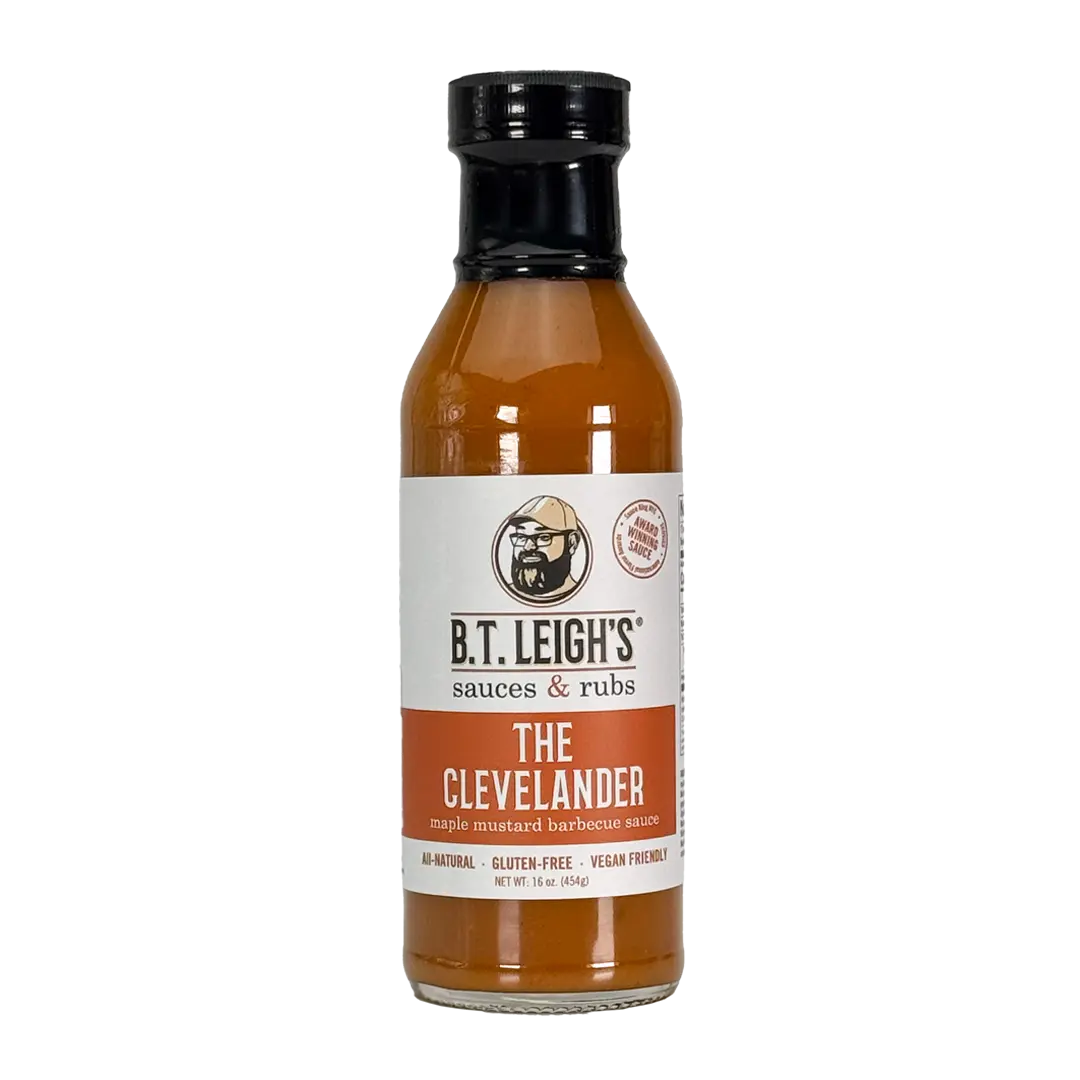 The Clevelander - Mustard Maple Rosemary Barbecue Sauce - 16 oz Bottle