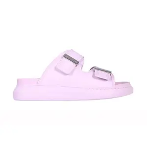 Alexander McQueen Hybrid Buckled Rubber Sandal Pink (Women's) (women) by StockX