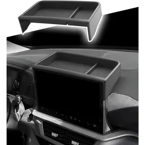 for 2025 2026 Ford Explorer Dashboard Storage Tray – Behind Screen Organizer Box for 13.2-Inch Display – Center Console Dash Mount Accessories for Explorer (Active/ST-Line/Platinum/ST) Models