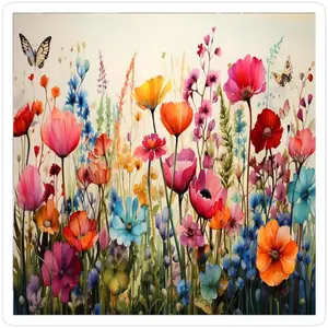 1pcs 5D DIY diamond painting kit, 5D diamond art set, DIY decoration, flowers, butterflies, colorful diamond painting kit with full round diamonds, mosaic, diamond art, DIY art home decor, suitable for Halloween and Christmas.