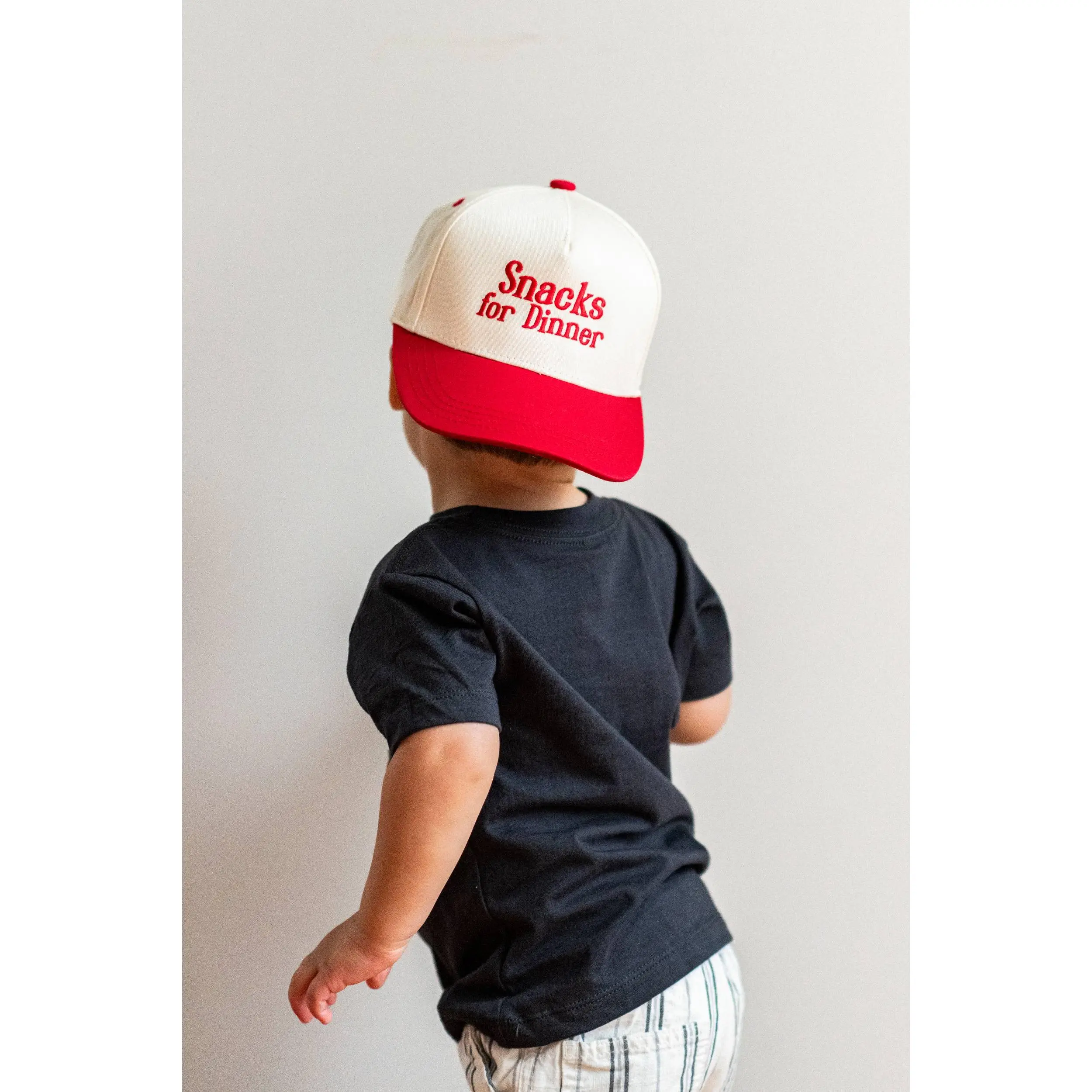 Toddler Hat – Snacks for Dinner - Adjustable Kids Trucker Cap Toddler Hat – Snacks for Dinner - Adjustable Kids Trucker Cap