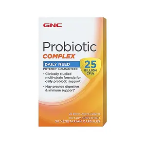 GNC Probiotic Complex - 25 Billion CFUs, 30 Capsules, Healthcare Edible