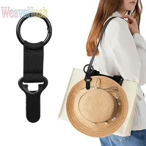 Portable Travel Straw Hat Clip, Multifunctional Hat Holder Clip, Outdoor Bag Clip Gloves Storage Clip Practical Travel Accessories