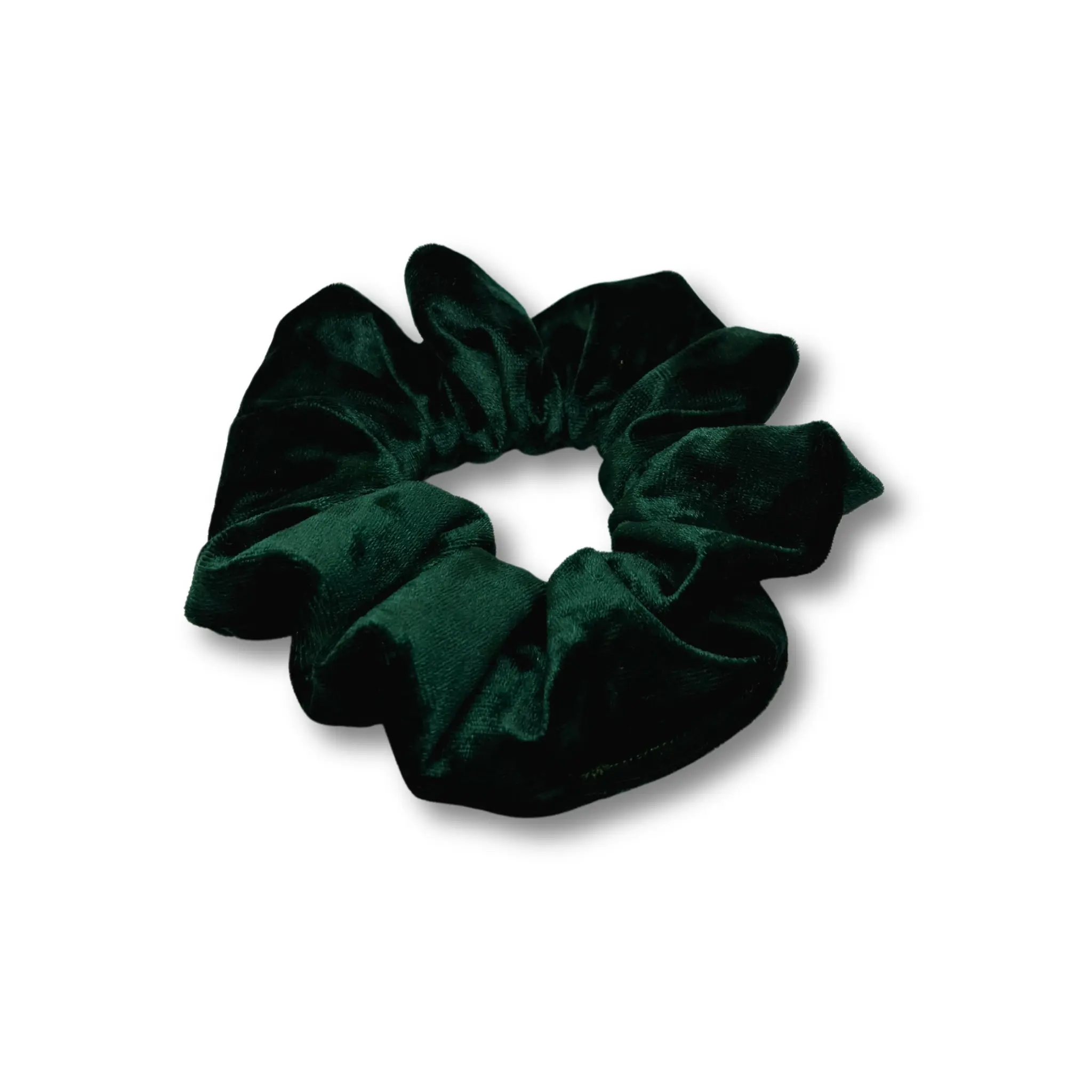 Mini Dark Green Crushed Velvet Scrunchie Mini Dark Green Crushed Velvet Scrunchie