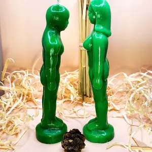 Green Male and Female Full Body Ritual Candles