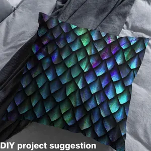 Dragon Skin Decorative Fabric for Home DIY Projects,Dragon Upholstery Fabric by The Yard, Dragon Skin Reupholstery Fabric, Waterproof Fabric