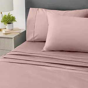 Farm to Home Organic Cotton Tencel Sheet Set - Rose Smoke