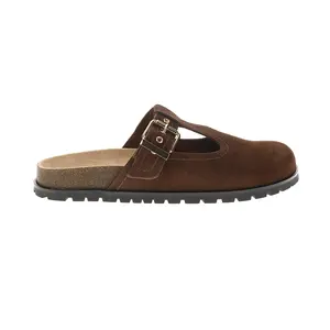 Steve Madden Womens Atticus T-Strap Footbed Clogs Casual - Brown