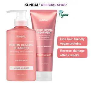 PROTEIN BONDING SET SHAMPOO 16.9fl. oz. + TREATMENT 8.45fl. oz.- [2 scents] for Damaged, Dry & Frizzy Hair – Repair, Strength & Smooth Care