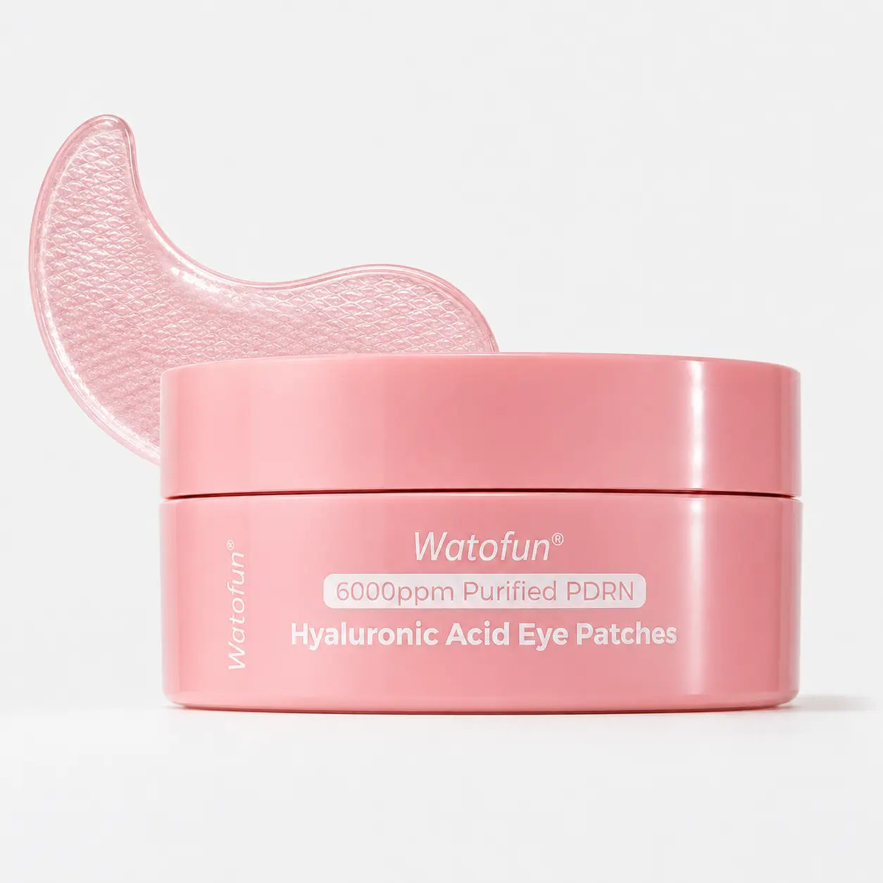 [NEW] WATOFUN PDRN Pink Caffeine Collagen Eye Patch for Night CareㅣFuller-Looking Eye Area, Under-Eye Puffiness, Dark Circles Care for Smooth, Radiant & Youthful-Looking | Korean Skincare, K-Beauty