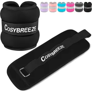 Ankle Weights 1/2/3/4/6/8/10 LB 1 Pair Wrist Leg Arm Weights for Women Men for Walking Running Jogging Fitness Gym Workout