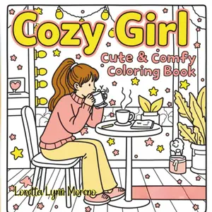 Cozy Girl: Cute and Comfy Coloring Book Relaxing Cozy Girl Scenes with Bold Easy‑to‑Color Lines Cozy Girl Aesthetic Coloring Pages for Stress Relief ... Coloring Pages for Relaxation