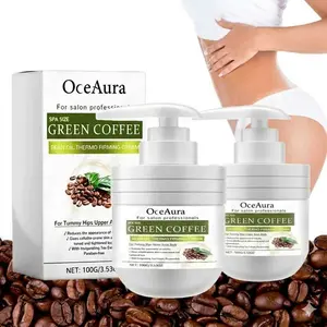 [Buy one get one free] Green Coffee Bean OilThermo-Firming Body Lotion, Caffeine-InfusedCollagen Cream for Women, Body Care Productwith Nourishing Moisture, Quick Absorption forDaily Use, Improves Textured Crepey Skin,Includes Travel Size,summervibes