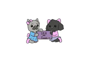 Lola and Friends Colorable Calendar 8.5 x 11