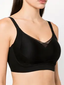 Smooth Full-Cup Women's Bra Underwear, Push-Up Support Underwire-Free Comfortable Fit Wide Side Backless Bustier, Adjustable Lifting Bras