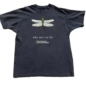 National Geographic  with dragonfly graphic tee