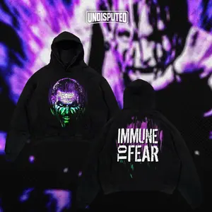 UNDISPUTED Jeff Hardy "Immune To Fear" Heavy Cotton WWE T-shirt - Extreme High Flyer Fan Apparel - Classic Pump Cover Oversized Gift - DTG Printed