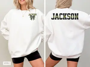 Custom Army Wife Sweatshirt with Name, Personalized Army Solider Family Coquette Tee, Army Girlfriend Gift Proud Military Family Shirt