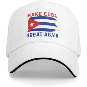Make Cuba Great Again hat Cuban Flag Baseball Cap