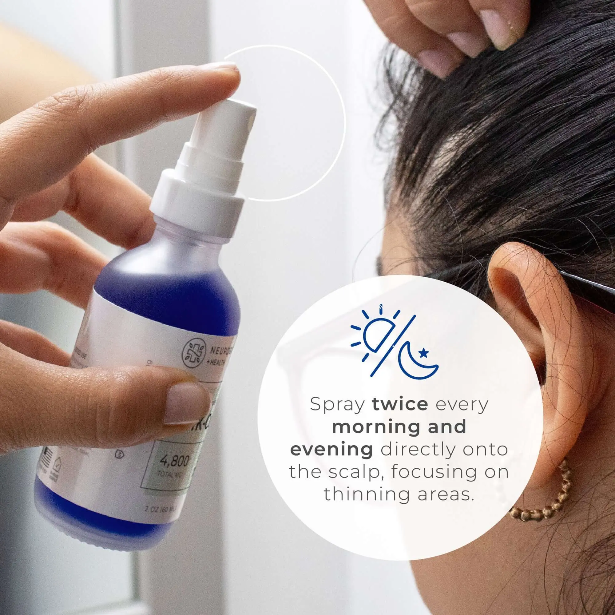 ahk-cu + ghk-cu hair pro spray product info and reviews PeptideLabz Copper Peptide 10% GHK-CU, 5% AHK-CU peptides Hair Growth Treatment Serum main image 0