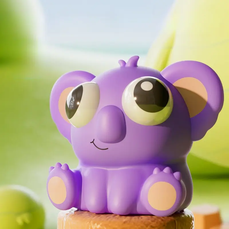 Eye popping koala - purple