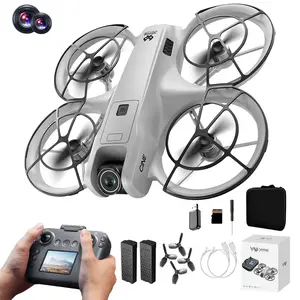 Remote Control Drone for Beginners, HD Dual Cameras, Optical Flow Positioning, 360° Flip, One-Key Takeoff/Landing, FPV Flight, 2 Batteries & Carrying Case Included