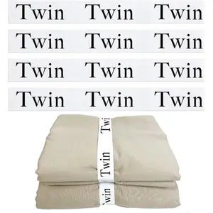 4pcs Elastic Bed Sheet Organizer Bands Closet Sheet Straps for Organizing Bedding Sheet Sets Linen Storage Bedroom (Twin)