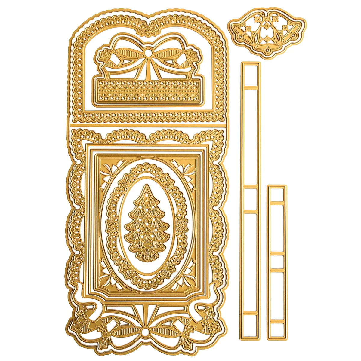 3D Christmas Interactive Pulley Dies