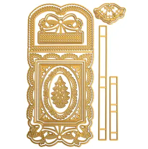 3D Christmas Interactive Pulley Dies
