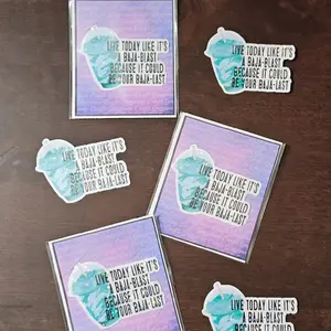Baja-Blast, Baja-Last Holographic Sticker