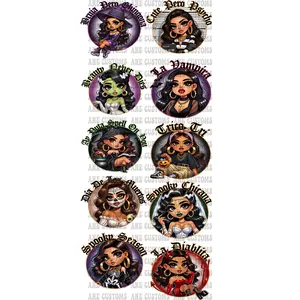 chicana halloween#2 gang sheet