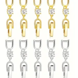 Bracelet Extension Clasp Folding Necklace Extender Extension Clasp Necklace Anklet Extender For Bracelet Making