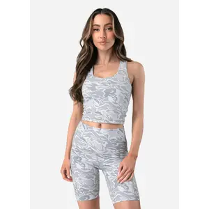 Whisper Camo - Standard | Womens Biker Short