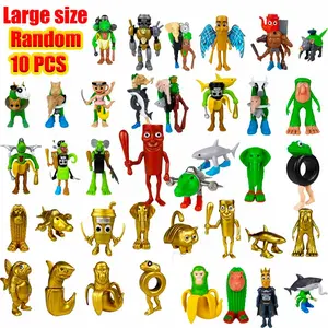 Random 10 Pieces Large Size Italian Brainrot Theme Collectible Statue Figurine Set, Desk Decor Office Decoration, Small Statues