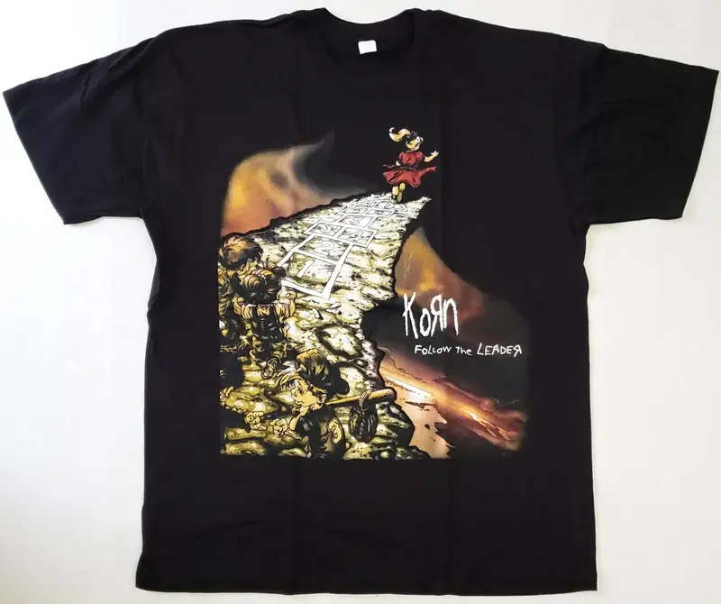 korn follow the leader shirt hot topic - TikTok Shop