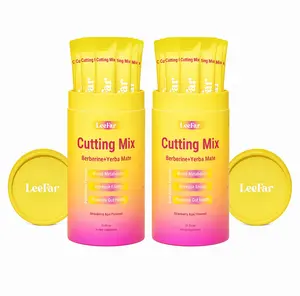 2 Botte LeeFar Cutting Drink Mix – | WX Strawberry Açaí Flavor – | (30 Servings)
