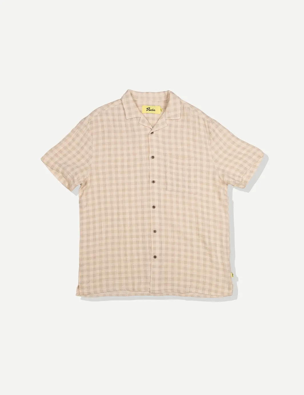 Textured Cotton Cabana Shirt