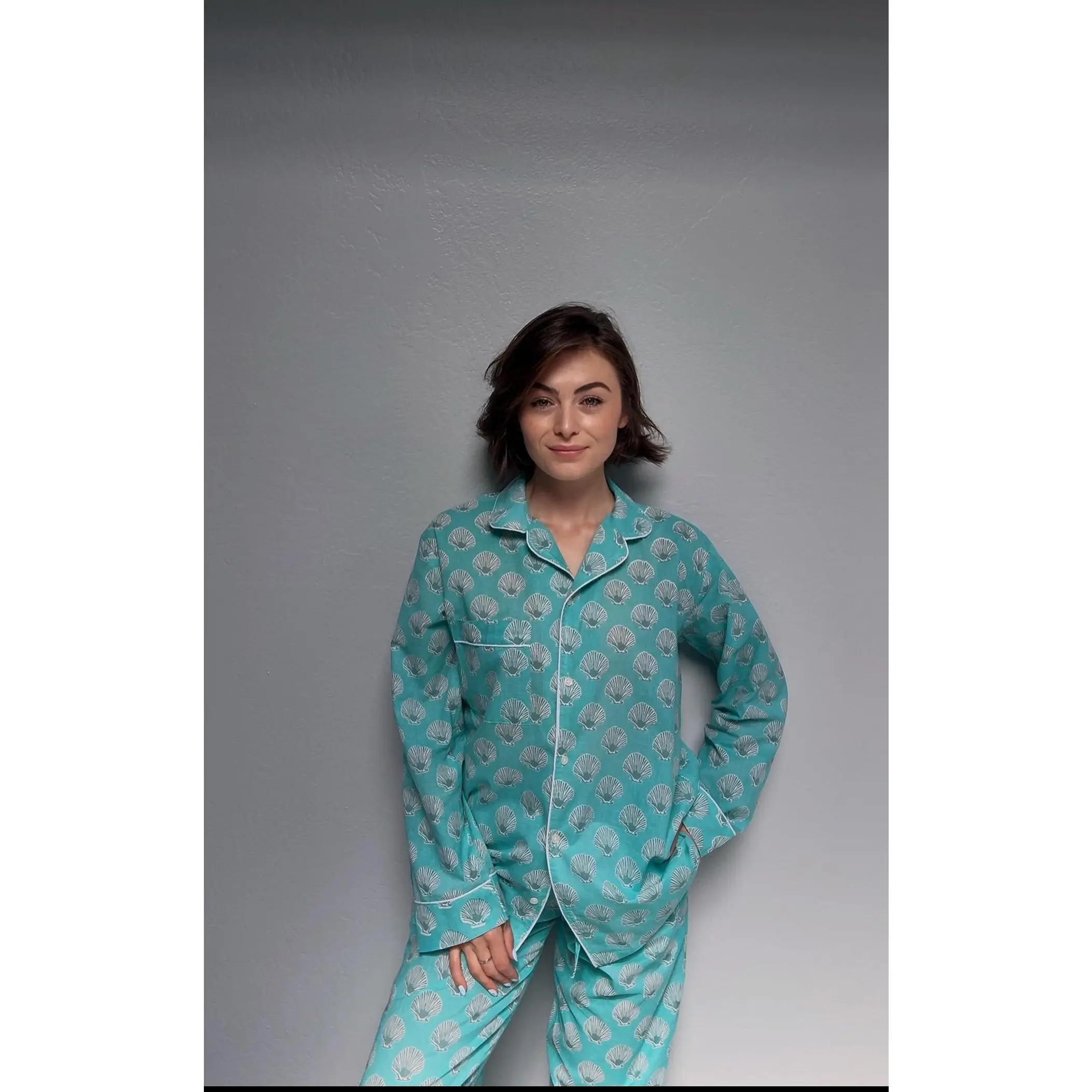 Turquoise Tides Pajama Set