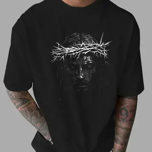 Jesus Christ Tshirt - Faith Graphic Tee, Religious Christian Shirt, Casual Cotton Tee for Men & Women, Spiritual Gift, Streetwear Fashion