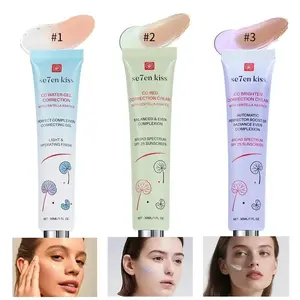 Centella CC Cream Foundation Primer, Lightweight Hydrating Makeup Base, Long-Lasting Coverage, 30ML, Ideal for All Skin Types