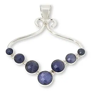 Mine Finds by Jay King Sterling Silver Tanzanite Pendant